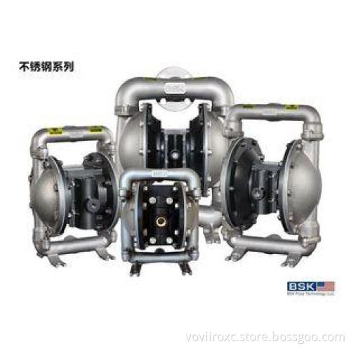 Pneumatic air powered diaphragm pump , vacuum 2 diaphragm p